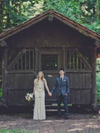 romantic camp wedding in Oregon
